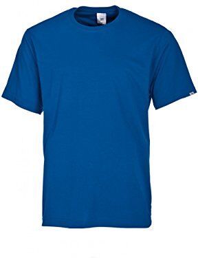 BP -3XL Maglietta unisex a maniche lunghe, girocollo, lunghezza 70 cm, 180 g/m², in tessuto misto, colore: blu reale, taglia 3XL