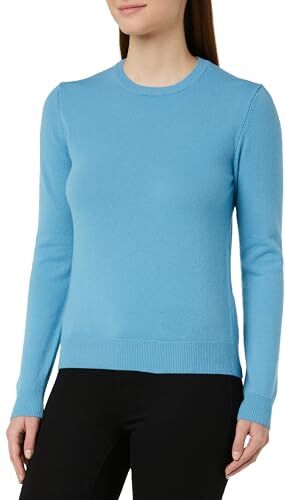 United Colors Of Benetton Maglia G/C M/L  Maglione, Azzurro 0R9, XL Donna