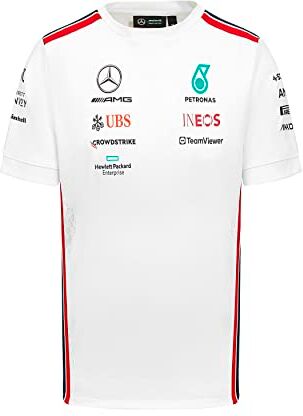 Mercedes AMG Petronas Formula One Team Maglia Pilota Team 2023 Bianco Taglia: XS