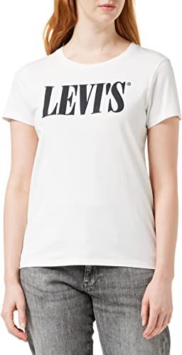 Levis The Perfect Tee Maglietta, Modern Vintage White, M Donna