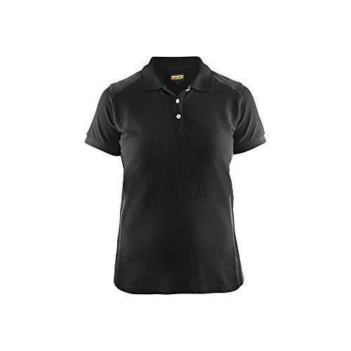 BLÅKLÄDER Blaklader 10509998XS Polo da donna, taglia XS, colore: Nero/Grigio scuro