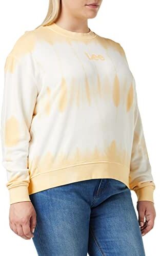 Lee Felpa da donna TIE DYE SWS GOLDEN Beam, XXL