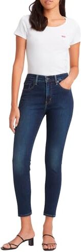 Levis 721 High Rise Skinny Jeans, Blue Swell, 29W / 30L Donna