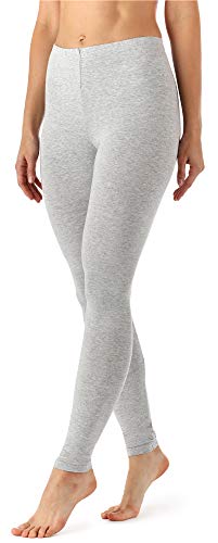 Merry Style Lunghi Donna in Viscosa con Elastan Ampia Pantaloni Donna Banda Elastica Leggins Donna per Casa Palestra Tempo Libero MS10-143 (mélange, M)