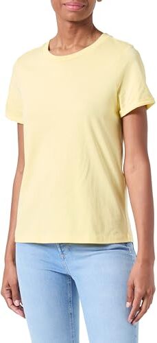 Vero Moda Vmpaula S/S-Maglietta Noos Top, Mellow Giallo, L Donna