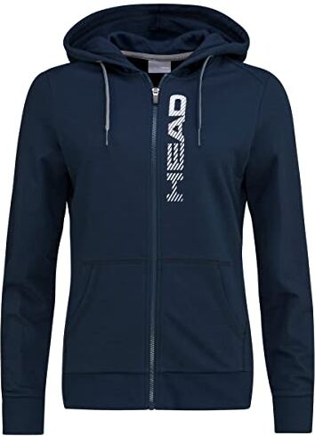 Head Hoodie W, Club Greta Felpa FZ Donna, Blu (Blue), XS