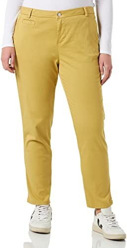 United Colors Of Benetton Pantalone  Ss23 Pantaloni, Giallo 6v1, 38 Donna