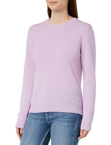 United Colors Of Benetton Maglia G/C M/L  Maglione, Lilla 06E, S Donna