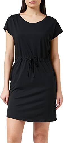 Vero Moda NOS Vmapril SS Short Dress Ga Noos, Vestito Donna, Nero Black), 48 (Taglia Produttore: X-Large)