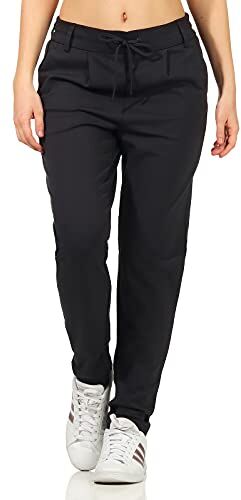 Only Poptrash Trousers, Pantaloni Donna, Blue Graphite, M / 32L