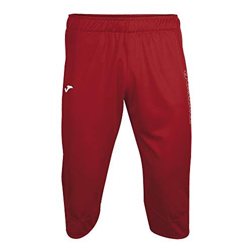 Joma Pantalon Pantaloni Pirata Vela Rosso Unisex , Rosso (Rojo 600), S