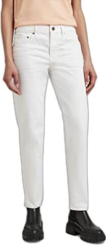 G-STAR RAW Kate Boyfriend Jeans, Bianco (White ), 28W / 30L Donna