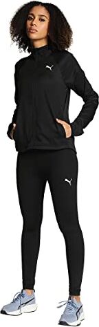 Puma Tuta in Tessuto Attivo, Ginnastica Donna, Black, L