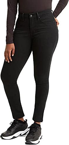 Levis 311 Shaping Skinny Jeans, Black And Black, 31W / 32L Donna