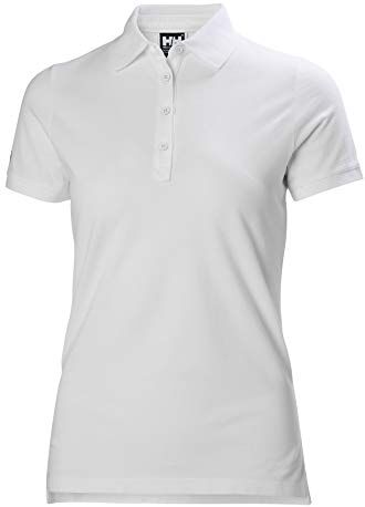 Helly Hansen Donna Polo Piqué Crew 2, XL, Bianco