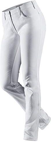 BP Jeans stretch da donna, 65% cotone, 30% poliestere, 5% elastan, colore: bianco, taglia 34/32