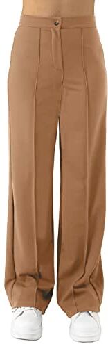 JOPHY & CO. Pantalone Donna a Zampa Larga (cod. 6554) (XS, Sabbia)