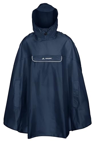 VAUDE Valdipino, Poncho Unisex Adulto, Marine, L