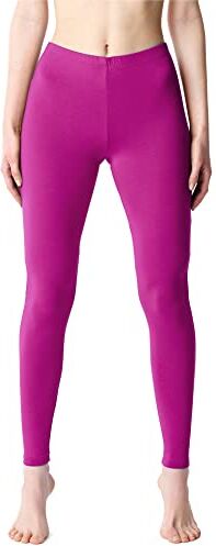 Bellivalini Leggings Lunghi Pantaloni Donna BLV50-203 (Fucsia, S)