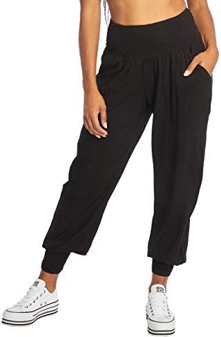 Urban Classics Ladies Sarong Pants Pantaloni, Nero (Black 00007), 42 (Taglia Produttore: S) Donna