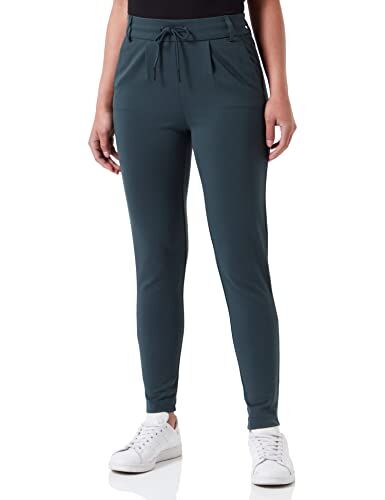 Only Poptrash Trousers, Pantaloni Donna, Green Gables, M / 34L