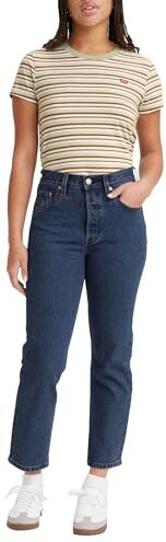 Levis 501® Crop, Jeans Donna, Salsa Stonewash, 24W / 30L