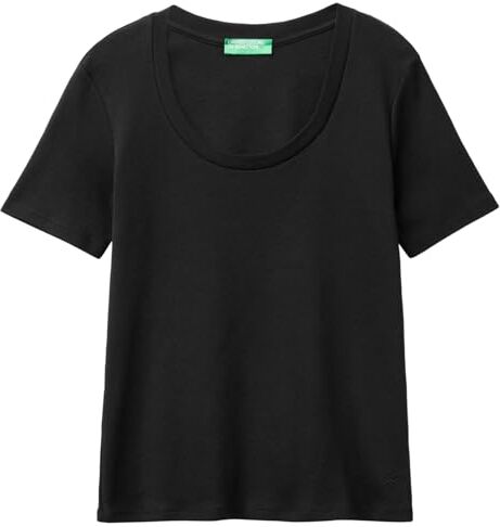 United Colors Of Benetton T-Shirt , Nero 100, M Donna