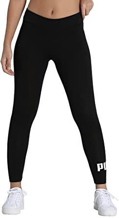 Puma PUMHB # Ess Logo Leggings Leggins, Donna,  Black, XS