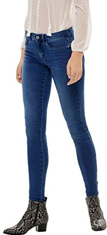 Only Onlroyal Regular Skinny Fit Jeans, Medium Blue Denim, S / 30L Donna