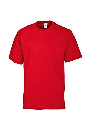 BP -XS, T-shirt unisex, manica 1/2, girocollo, lunghezza 70 cm 180,00 g/m², tessuto misto rosso, XS