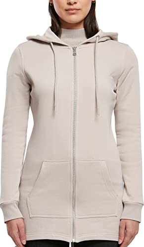 Urban Classics Parka da donna, Felpa con Cappuccio, Donna, Grigio (Grigio Caldo), XS