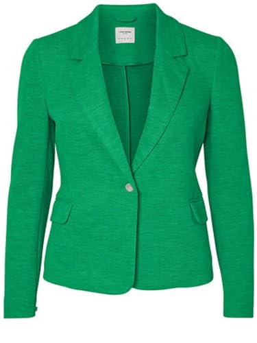 Vero Moda VMJULIA LS Blazer DNM Noos Corto, Verde Acceso, 48 Donna