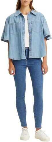 Levis 720 High Rise Super Skinny Jeans, This Is Love Stone, 32W / 30L Donna