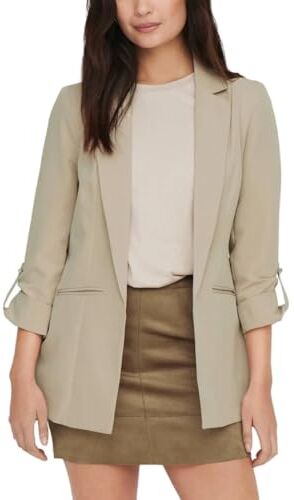 Only ONLKAYLE-ORLEEN 3/4 Blazer TLR, Blazer Donna, Beige (Oxford Tan), 36