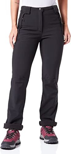 CMP Pantaloni In Softshell Da Donna, Nero, 3XL