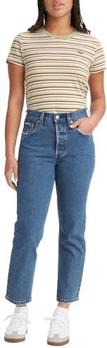 Levis 501® Crop, Jeans Donna, Jazz Pop, 25W / 28L