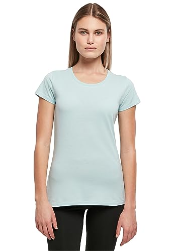 Build Your Brand Maglietta da Donna Basic T-Shirt, Blu Oceano, XS