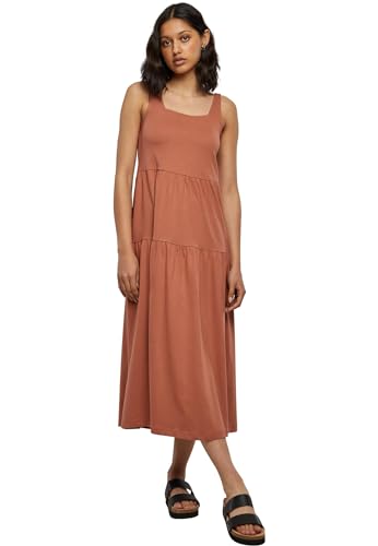 Urban Classics Abito Estivo da Donna a 7/8 Vestito, Terracotta, XL