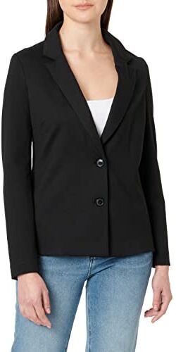 Vero Moda Vmeva LS Slim Blazer Ga Noos, Nero, XL Donna