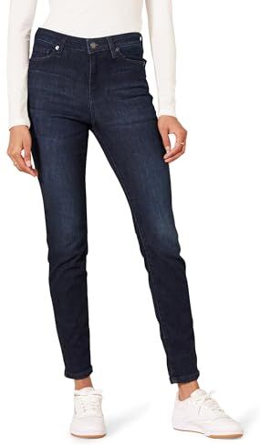 Amazon Essentials Jeans Skinny Donna, delavé Scuro, 42 Corto