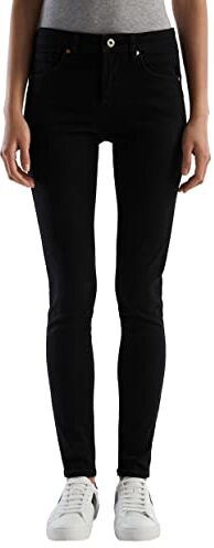 United Colors Of Benetton Pantalone  Jeans, Nero Denim 800, 30 Donna