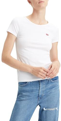 Levis 2pack Crewneck Tee 2 Pack Tee White +, T-shirt Donna, 2 Pack Tee White + & White +, XL