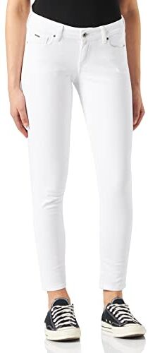 Pepe Jeans Soho, Pantaloni Donna, Bianco (White), 29W / 32L