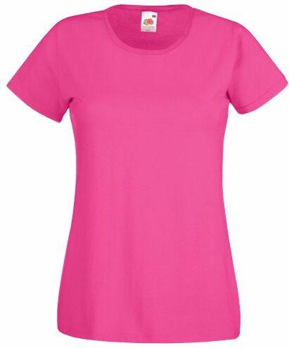 Fruit of the Loom Maglia Manica Corta Donna (XXL) (Fucsia)