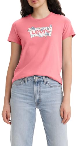 Levis The Perfect Tee Maglietta, Tropical Flower Tameless Rose, XL Donna