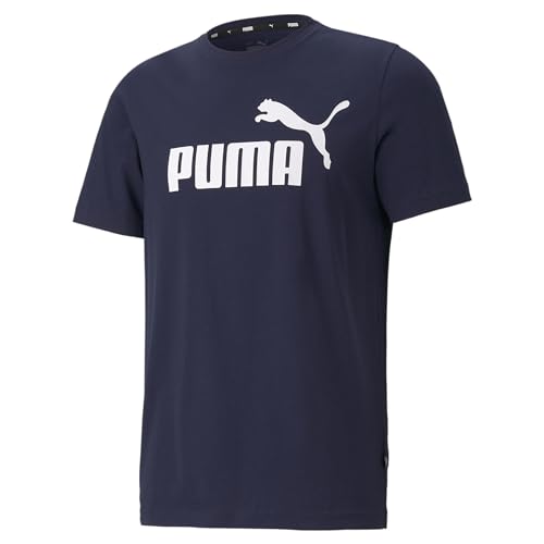 Puma Ess Logo Tee Maglietta, Peacoat, 3XL Unisex Adulto