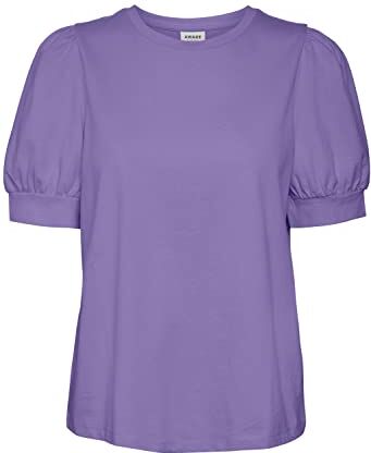 Vero Moda Vmkerry 2/4 O-neck Top Vma Jrs Noos, T-shirt Donna, Paisley Purple, L