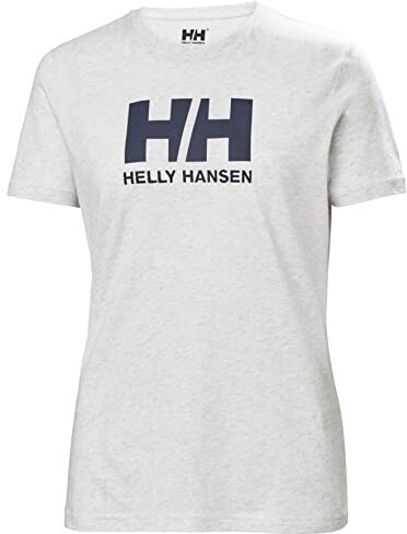 Helly Hansen Donna HH Logo T-Shirt, Grigio, XL