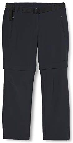 CMP Pantaloni Zip Off Elasticizzati Da Donna, Antracite, L