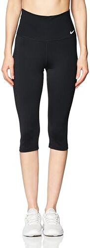 Nike Nk One Leggings, Nero/Bianco, S Donna